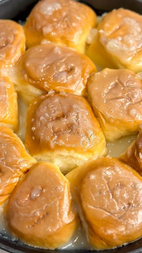King’s Hawaiian® on Instagram: "🥥 Let’s make pani popo! 😋 Ingredients: -King’s Hawaiian Original Hawaiian Sweet Rolls -1 can (10 ounces) coconut milk -3 tbsp sweetened condensed milk -1/2 c sugar -1/3 tbsp corn starch Preparation: 1. In a pot, mix coconut milk, condensed milk, corn starch, and sugar and bring to a boil, then turn to low heat until sugar is dissolved, and mixture is thick (about 5 minutes) 2. Cut a slit on top of each roll, and arrange in a cast iron skillet, then evenly pour c