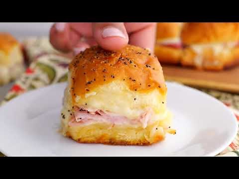 Ham and Cheese Hawaiian Roll Sliders