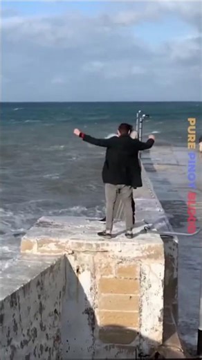 Big wave fails 🌊😆 #sea #waves #fails #compilation