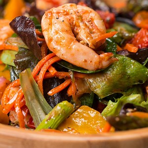 47M views · 6.6K reactions | Roasted Shrimp & Veggie Salad FULL...