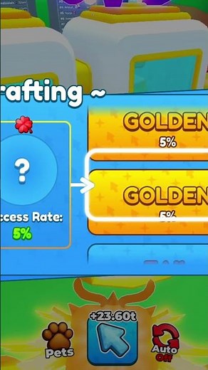 RISKING MY LEADERBOARD PET IN GOLDEN MACHINE ( TAP SIMULATOR ) #tapping #roblox #robloxfyp