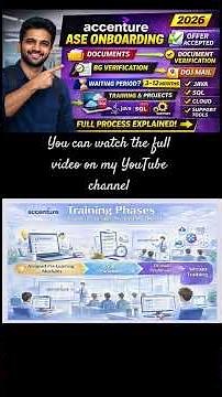 Don't Start Accenture ASE Training Without Watching This #accenture #asetraining
