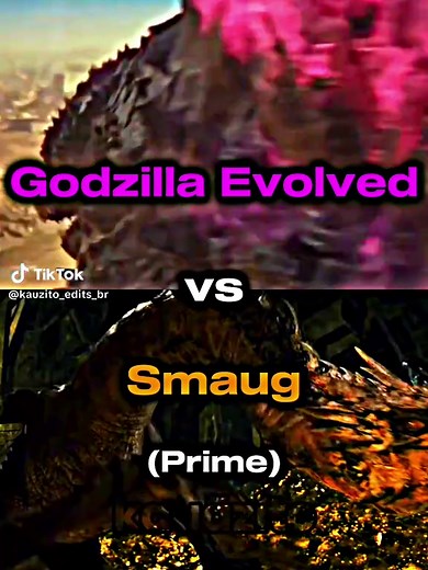 Godzilla vs Smaug: Epic Showdown of Titans