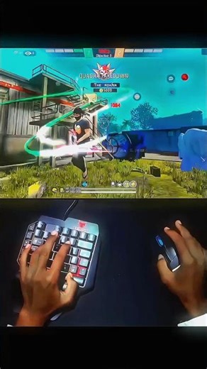 Pro Skills Unlocked with Mini Keyboard Pro ⌨️ #freefiremax #youtubeshorts #shorts