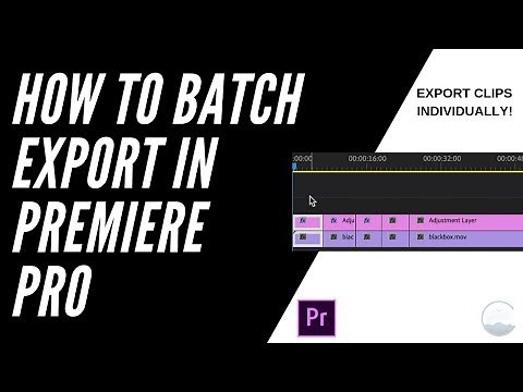 How to Export Clips From Premiere Pro Timeline Individually (Batch Export) | Premiere Pro Tutorial