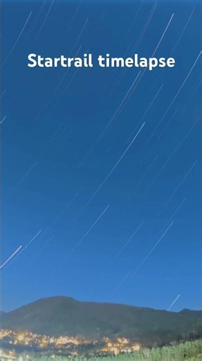 4K Startrail timelapse shot on GoPro Hero 12 #timelapse #star #gopro #sky #skyview #dji #night