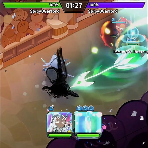 Silent Salt with Elder Faerie Vs Fire Spirit with Wind Archer #cookierun #cookierunkingdom
