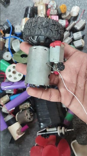 diy project with DC motor collection