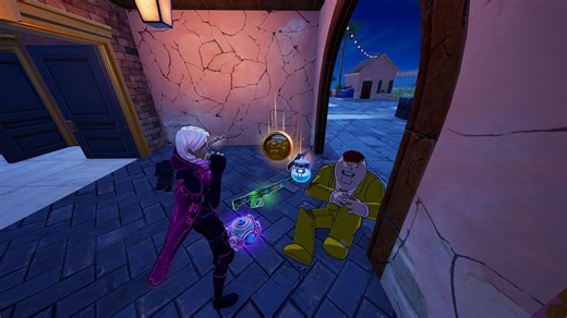 What does the yellow circle mean in Fortnite Chapter 5?