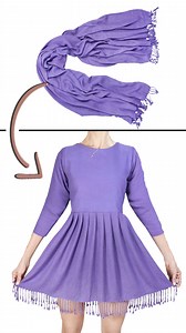 478K views · 3K reactions | How to transform an old scarf into a style dress easily! Miarti 淋✂️ | Miarti - Wiederverwendung | Facebook