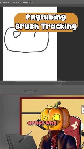 Pngtuber Brush Tracking #vtuber #pngtuber #tutorial #tips