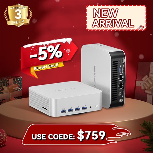 GEEKOM A7 Max AI Mini PC with AMD Ryzen™ 9 7940HS - GEEKOM