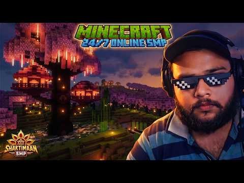 🔴Minecraft With Subscribers | Pe +JAVA | 24/7 Server Online | Live Stream Hindi