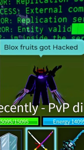 Blox fruits got hacked 😱 Guy named luckymaxer hacked Blox fruits On live