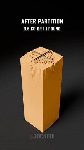 27K views · 1.4K reactions | Satisfying Partition Structure of 24000 yello Cubes against Cross #satisfying #animation #blender #3dart #reels #virelreels #funtimes | 3D Chobi | Facebook