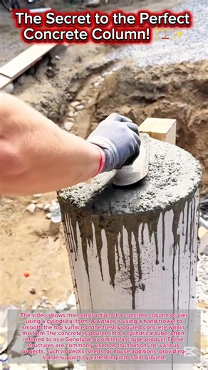 The Secret to the Perfect Concrete Column! 🏗️✨