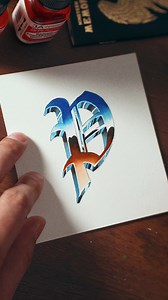 Chrome Lettering pt.2 - ✨Gothic P✨ | Made by Edgar