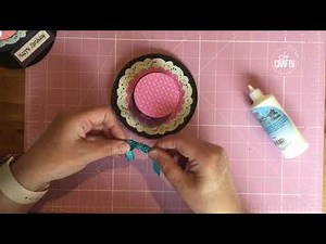 How to make a hat easel card with matching box