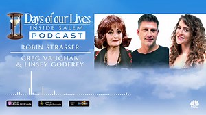 30K views · 396 reactions | Daytime Icon Robin Strasser discusses Vivian Alamain causing trouble. Later on, Greg Vaughan is joined by Linsey Godfrey in his dressing room. Listen to the latest episode of Inside Salem: https://t.co/9vlZu5XJZ3 | Days of our Lives | Facebook
