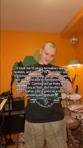 I 💚 being butch #lesbian #transmasc #nonbinary #butch #genderqueer #genderfluid #wlw #sapphic