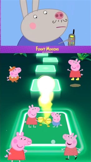 calling peepa pig 🐖 tiles hop #short #shorts #video #viral