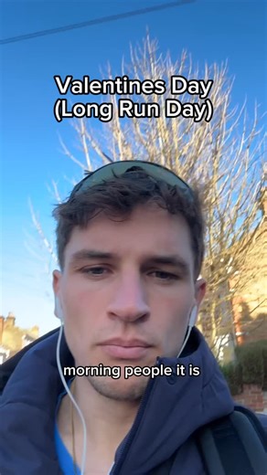 Valentines Day aka long run day: Congrats to everyone who has a girlfriend/boyfriend for that achievement, but while you were cuddling and telling each other how much you love one another, I was improving my mitochondrial function. Really scraping the bottom of the barrel for content here. I’m trying. Stay hard. #runner #run #valentinesdaylongrun #stayhard | Sullytrains