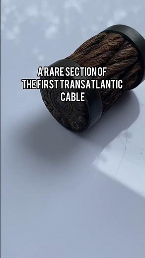 Rare Section Of The First Transatlantic Cable, A Technological Wonder Of The 19th Century