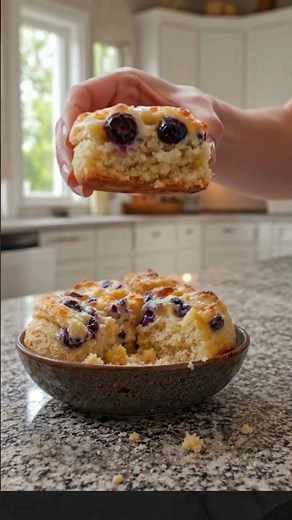 Sweet Blueberry Buttermilk Biscuits