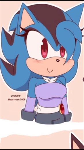 sasha the hedeghog and maria the hedgehog comic #skyprower Original artist ‪@NourRose2008‬