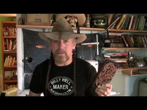 Hand Tooled Leather Wallet - My Top Leather Tips - A Full Step By Step Video