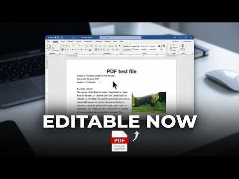 How to Convert Scanned PDF to Word on Windows (Quick and Easy)