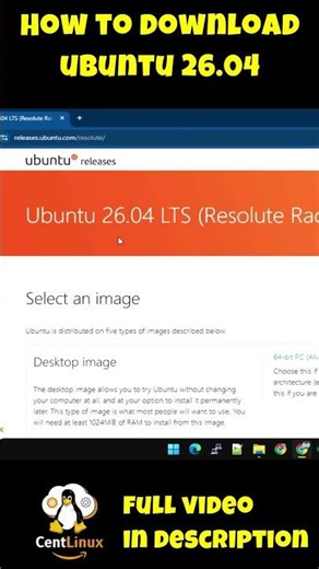 How to download Ubuntu 26.04 #linux #tutorial #opensource