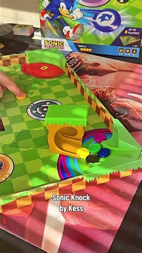 Sonic Knock will knock your socks off! *Game provided by* ‪@kess_ent‬ #sonicthehedgehog #boardgame