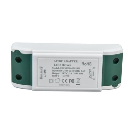 LED Driver 12V DC 24W 2A LED Power Transformer for LED Strip Light and Cabinet Light AC100‑240V - Walmart.ca