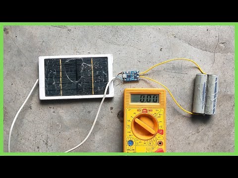 How To Charge lithium ion battery with solar panel By TP 4056 module - Easily Charge