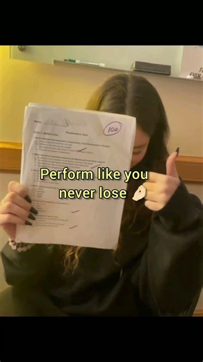 Perform like you never LOSE 🤌🏻 #study #motivation #studymotivation #foryou #ytshorts