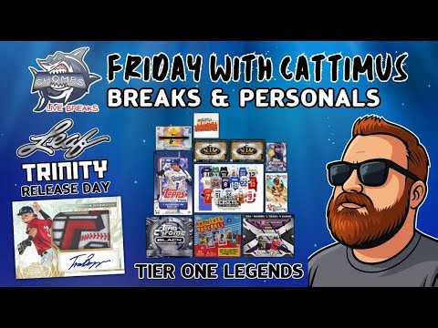 09/19/2025 ~ LIVE BASEBALL & FOOTBALL BREAKS + PERSONALS w/ CAT! Bob Ross, Tier One, Trinity & more!