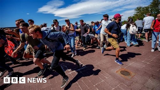 Charlie Kirk: Witnesses describe panic in aftermath of shooting