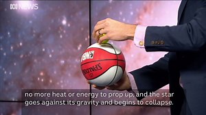 We explain how a supernova works ... using a basketball and tennis ball! | News Breakfast