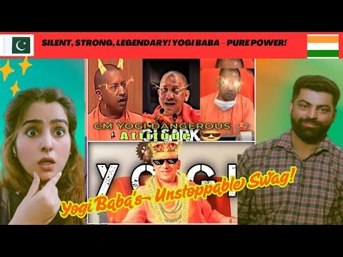 Pakistani Couple Reaction to Yogi Baba Attitude | Most Viral Yogi Baba Moments 2025