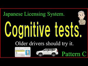 If you are an elderly driver and want to know the status of your cognitive function, give it a try.