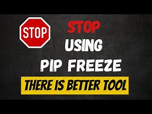 How To CREATE requirements.txt File The Better Way