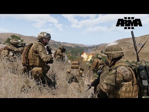 ArmA 3 US Marines Sweep the Hills from Rebels