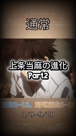 【日本語版】上条当麻の進化 Part2 #とある科学の超電磁砲 #とある魔術の禁書目録 #anime