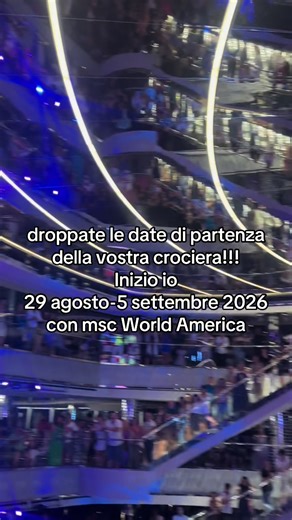 Crociera MSC World America: Date di partenza 2026