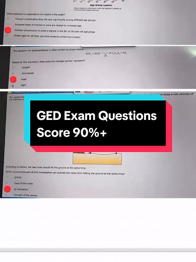 GED exam questions and Answers Available. Get online hell with the proctored exam. #gedexam #gedproctoredexam #gedmath #ged2025 #gednursing #gedtest #gedprep #ged #gedscience #gedhelp #gedsocialstudies