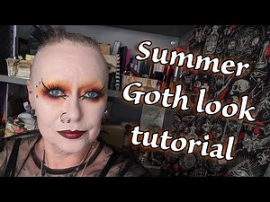 Summer Goth Eye Look Tutorial