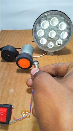 How to lighting Buzzer and bike headlight with drone motor #shorts #innovation