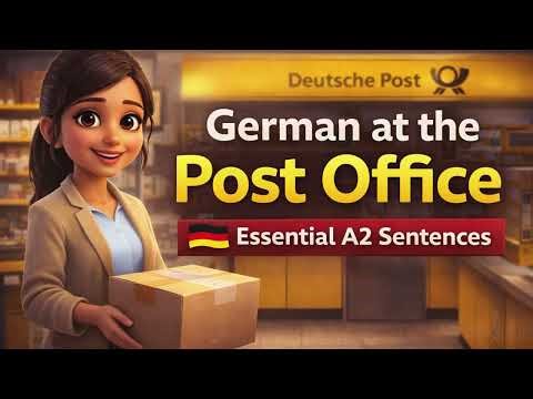 German at the Post Office 🇩🇪 | A2 Survival German