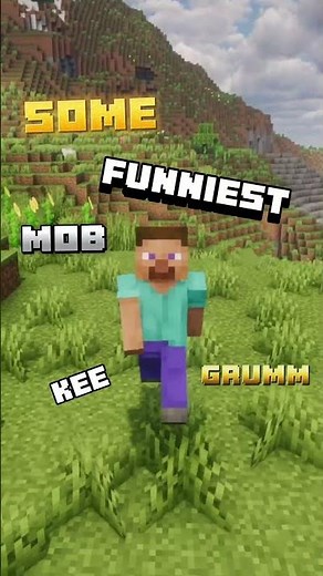 FUNNIEST WAYS TO USE GRUMM/DINNERBONE IN MINECRAFT #shorts
